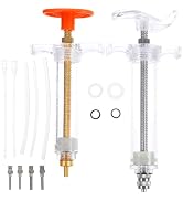 TEHAUX 2 Sets Hand Feeding Tubes for Baby Birds, Plastic Manual Milk Feeder Used for Pet Newborn ...