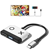 Kstkry Switch Dock for Nintendo Switch,Portable Dock with HDMI TV USB 3.0 Port and USB C Charging...
