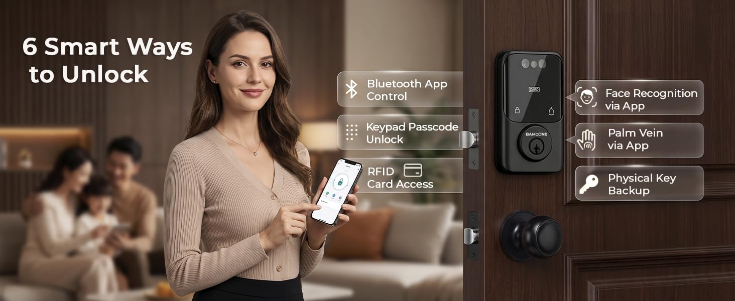 6 smart ways to unlock a smart door lock