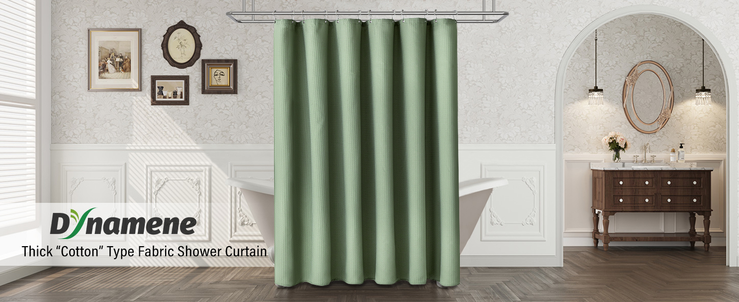sage green shower curtain