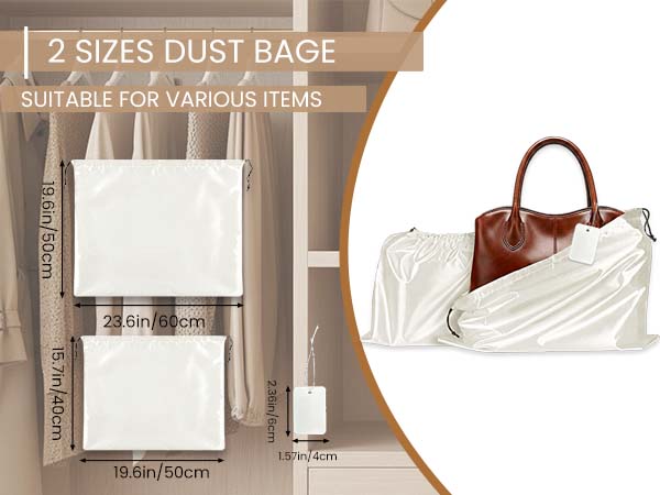 satin dust bags