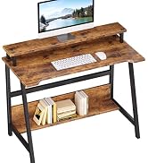 ALISENED 31.5 Inch Small Office Desk with Storage, Small Desk for Small Spaces, Compact Home Offi...