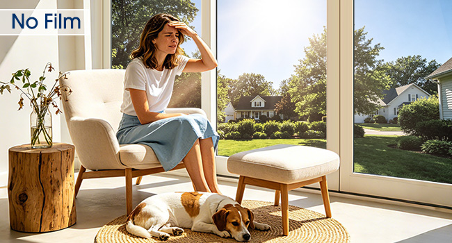 sun blocking window film
