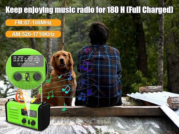 crank radio hand crank emergency radio noaa weather radio