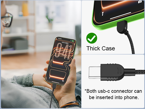 90 degree usb c cable 6ft