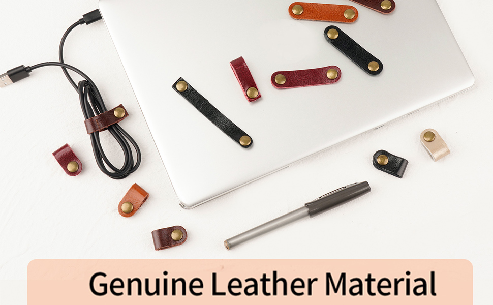 Leather Cable Straps