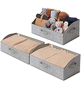 GRANNY SAYS Linen Closet Organizers and Storage Baskets for Organizing Shirts, Decorative Shelves...