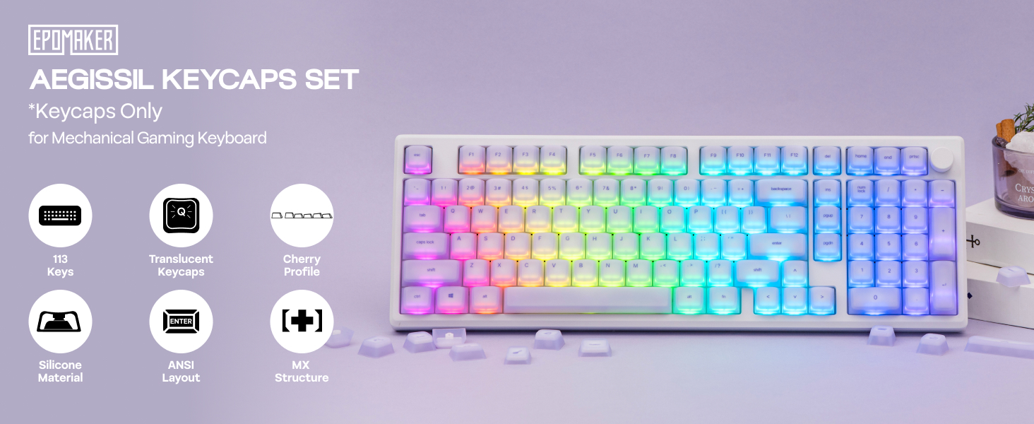 AegisSil Keycaps Set