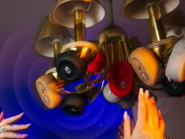 Session 360 colorways magnetized to chandeliers