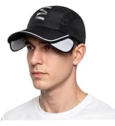 IVYWNT Retractable Brim Baseball Cap, UV Protection Sun Visor Hat with Adjustable Brim Tennis Gol...