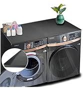 54'' x 27.5'' Upgraded 2.0 Washer and Dryer Covers for the Top, Silicone Non-slip Waterproof Wash...