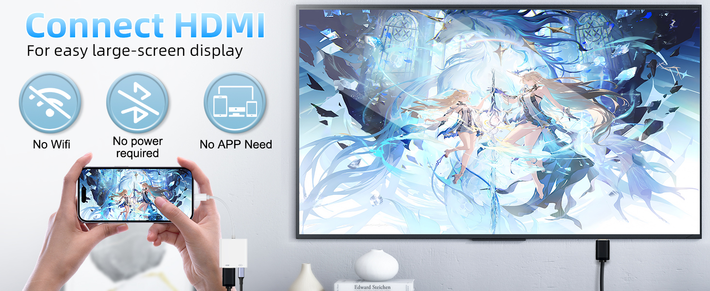 lighting to hdmi cable for iphone