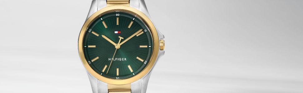 Bruce Tommy Hilfiger Men's Watch Stainless Steel Case and Bracelet
