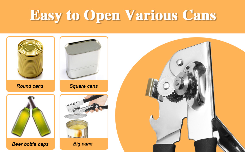 Easy to Open Various Cans