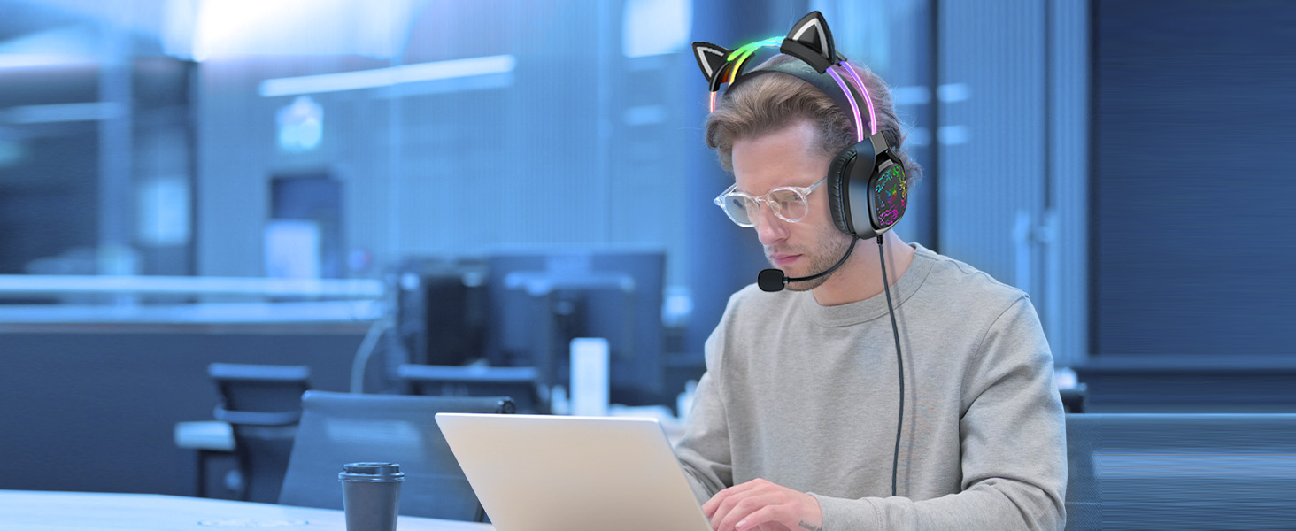 Headset for office work