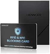 RFID Blocking Cards Premium Contactless NFC Debit Credit Card Passport Protector Blocker Set for ...