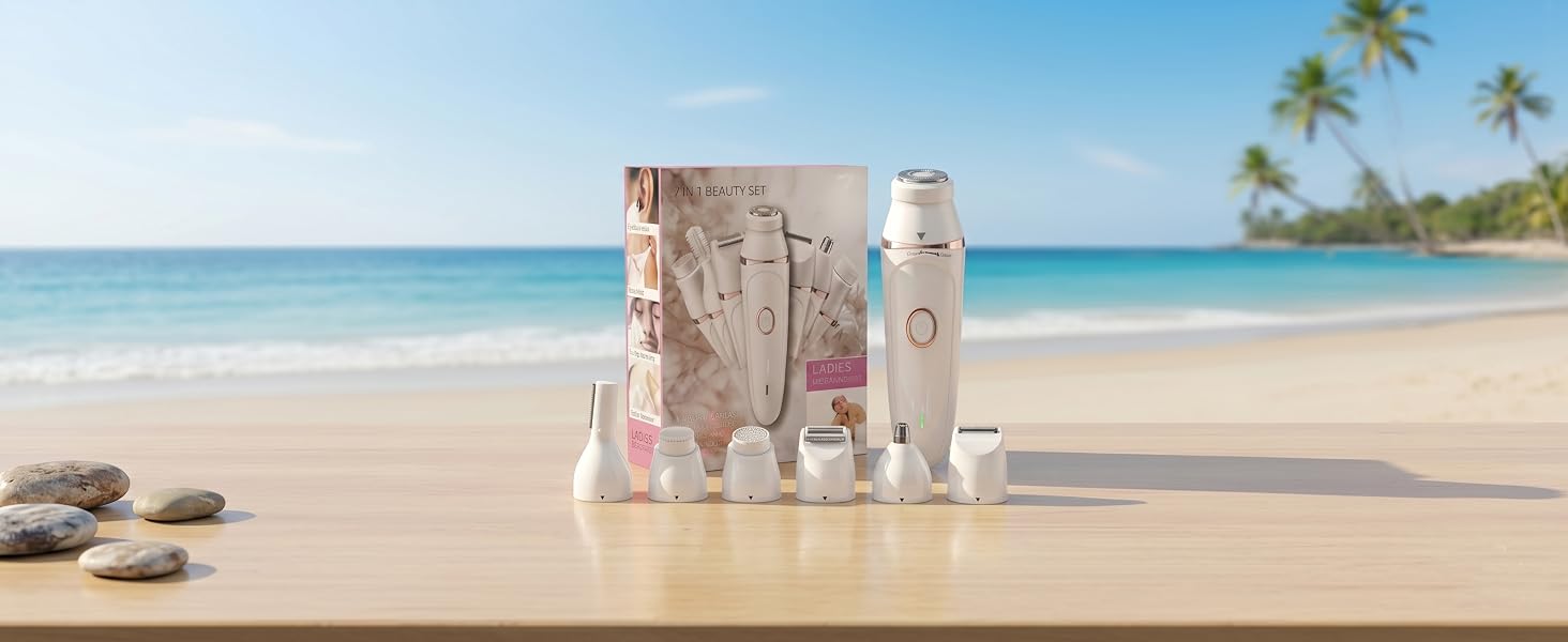 7-in-1 Electric Razors for Women,Bikini Trimmer for Women,