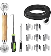 HOMWMPA Screen Repair Kit, 5 in 1 Screen Tool - Screen Roller Tool, Spline Removal Hook,Screen Cl...