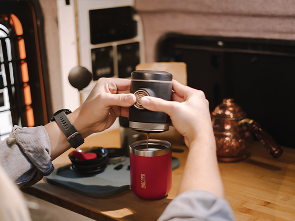 WACACO Octaroma Classico Vacuum Insulated Coffee Mug