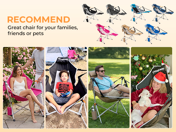 Lightweight, comes with Oxford carry bag – perfect for RV, backyard, camping, beach, or trekking.