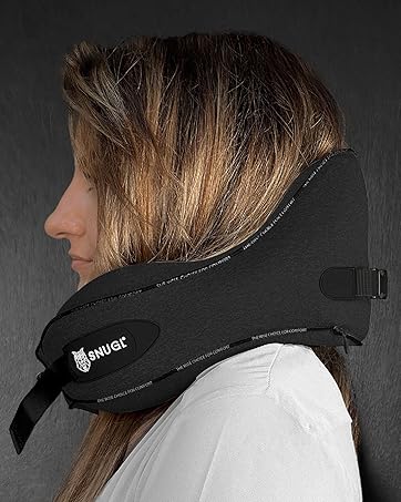 sleep support for flights, air travel essentials, travel neck rest, best airplane neck pillow