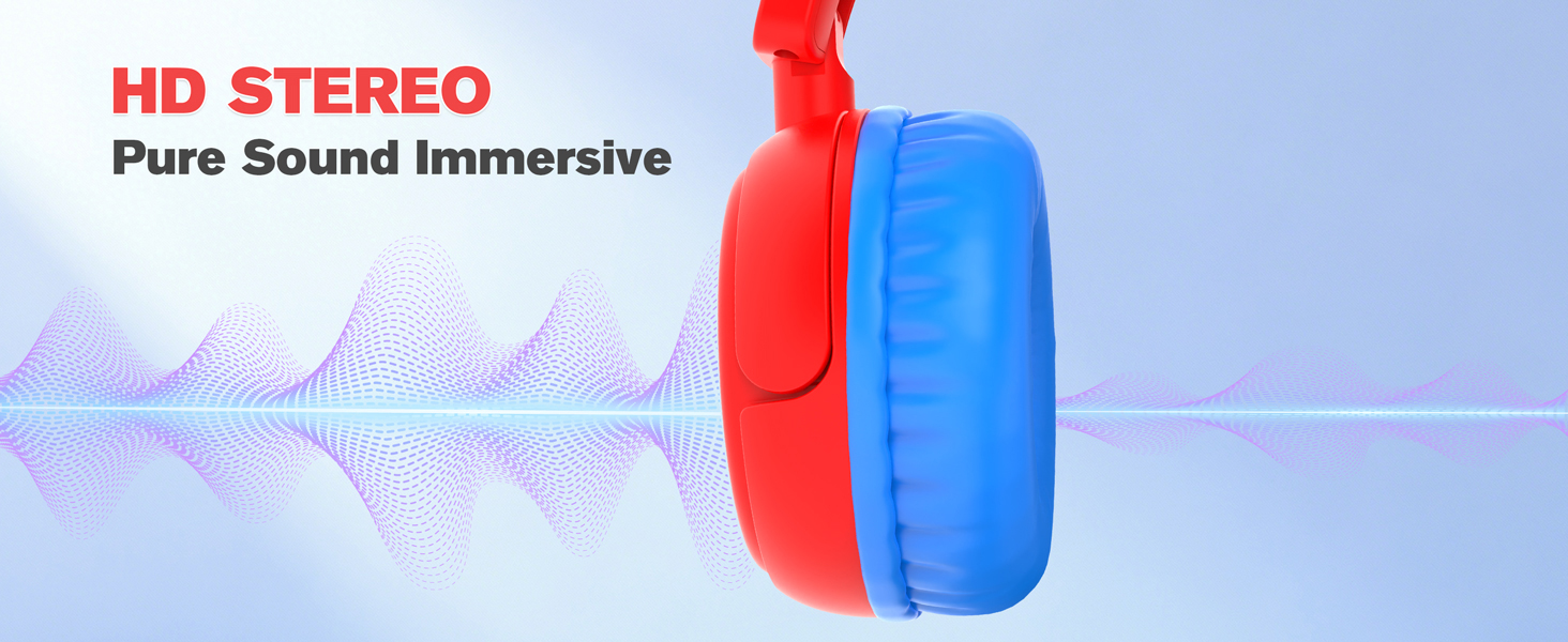 K6 USB C Kids Headphones