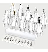 Hybrid Variety Pack (Metal & Rubber) - 10 Pack Apple Pencil Tips for All Models with Storage Case...
