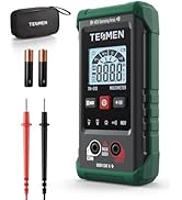 TESMEN 510 Digital Multimeter, 4000 Counts, Smart Measurement, Auto-Ranging Voltmeter; Voltage...