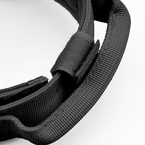 Military Dog Collar with Mama Says I m Special Patch Thick with Handle Collar Tactipup Dog Collars
