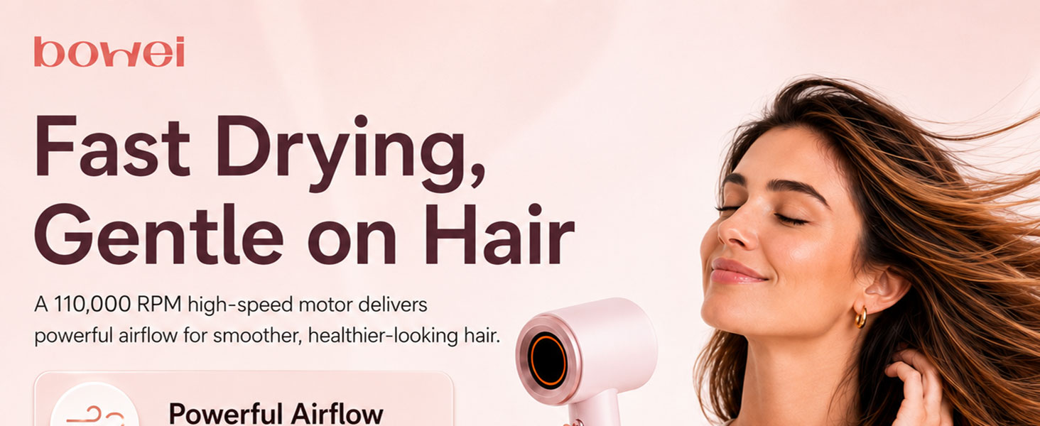High-speed hair dryer