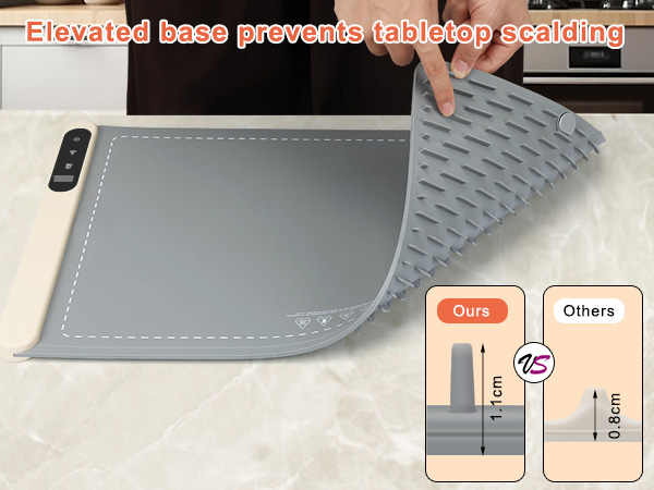 FYY Warming Mat for Food with Heat-Resistant Pad