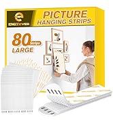 EMITEVER Picture Hanging Strips Heavy Duty, Damage Free Hanging Picture Hangers, Picture Hanging ...