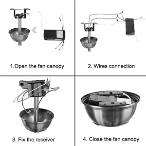 ceiling fan remote control-easy to install