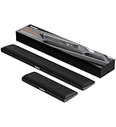 Cooling Gel Wrist Rest Set, Full-Size Keyboard & Mouse Wrist Support Pad | Ergonomic Wrist Suppor...