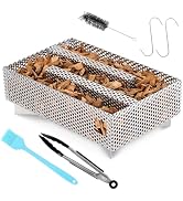 AMGSH 12 Hours Pellet Smoker Tray Box, 5”×8”, like Smoke Tube for Pellet Smoker, for Hot & Cold S...