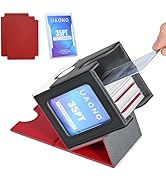 UAONO Card Deck Box with MTG Commander Display, Deck Case Holds 100+ Double-Sleeved Cards, Tradin...