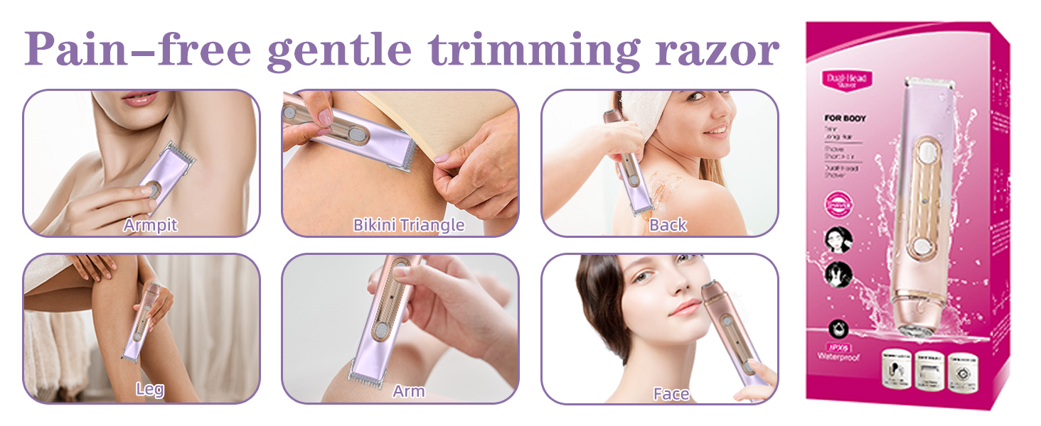 2 in 1 Electric Shaver for Women