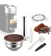 Sendoger Multi-Size Pod with Tamper Reusable Stainless Steel Coffee Capsule | Refillable Pods Com...