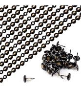 Antrader Upholstery Tacks Strips,Decorative Nail Strips Trim,10Pcs 1Meters | Upholstery Nail Stri...