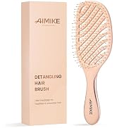 AIMIKE Rose Luxe Detangler Brush, Pain-Free Vented Detangling Brush with Ultra-Soft FlexGlide Bri...