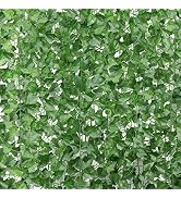 108 Strands 738 Feet Artificial Ivy Leaf Fence Privacy Screen Fake Plants Vines Hanging Garland G...