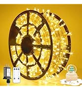 JMEXSUSS 168FT 600 LED Christmas Lights Outdoor Waterproof 8 Modes Indoor Christmas String Lights...