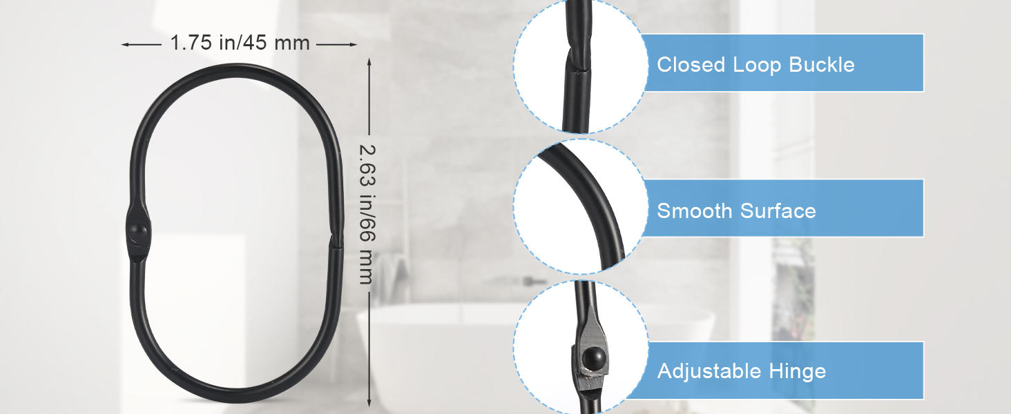 shower curtain rings