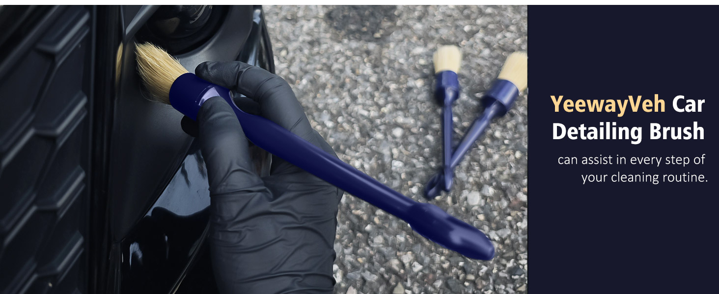 Car Detailing Brush Set