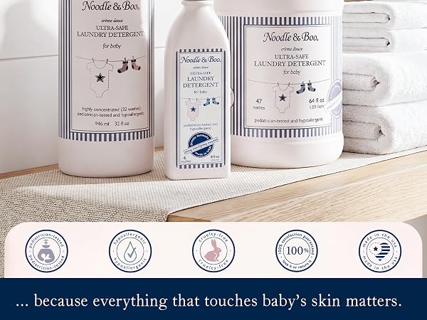 Noodle & Boo Baby Laundry Essentials Ultra-Safe Laundry Detergent