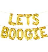 KatchOn, Gold Lets Boogie Balloons - 16 Inch | Let Boogie Balloon for Lets Boogie Party Decoratio...