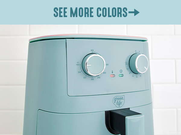 GreenLife, Ceramic Nonstick, PFAS-Free, Non-Toxic, Electrics, Air Fryer