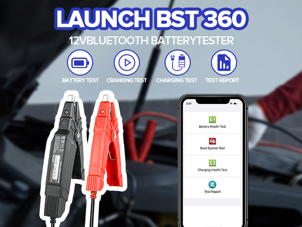 launch battery tester launch bluetooth battery tester launch bst360