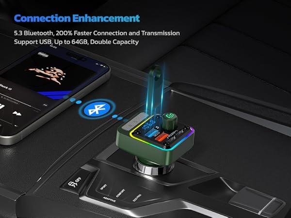 am fm transmitter for car bluetooth