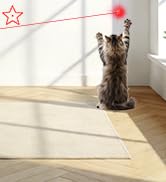 TBTeek Cat Toy, Automatic Motion-Activated, 5 Fun Patterns, 4 Speed Modes, Adjustable Light Angle...